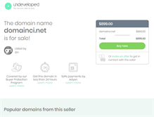 Tablet Screenshot of domainci.net